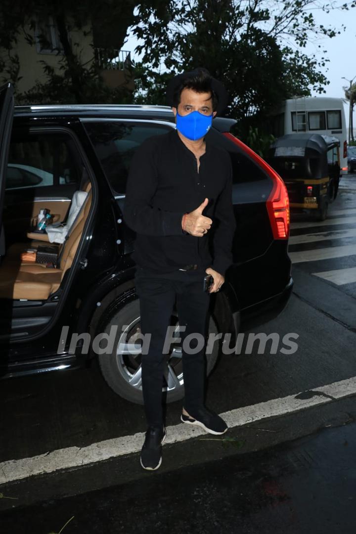 Anil Kapoor snapped at a clinic in Bandra