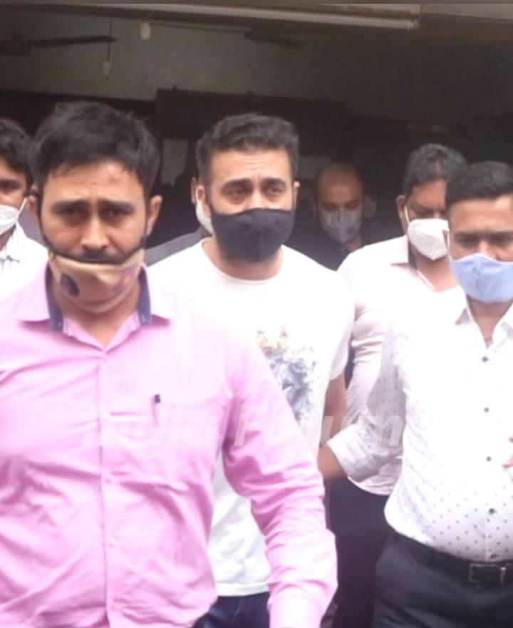 Raj Kundra snapped at Byculla Jail