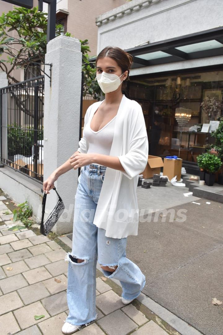 Tara Sutaria snapped in Juhu