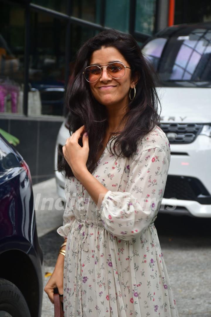 Nimrat Kaur snapped at Maddock films office