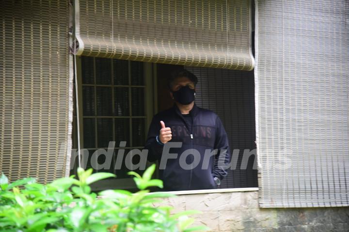 Mohit Suri snapped outside his office in Bandra