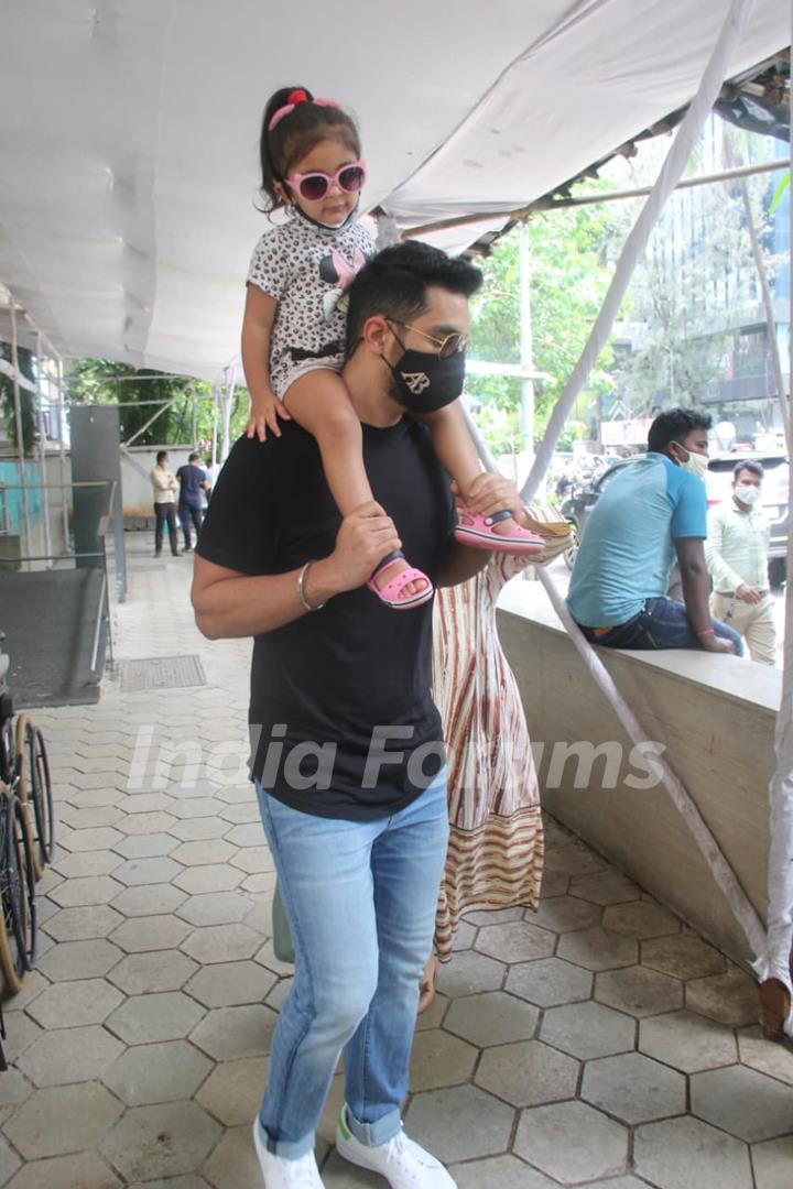 Angad Bedi snapped around the town