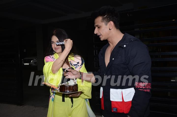 Yuvika Chaudhary celebrates her birthday with hubby Prince Narula