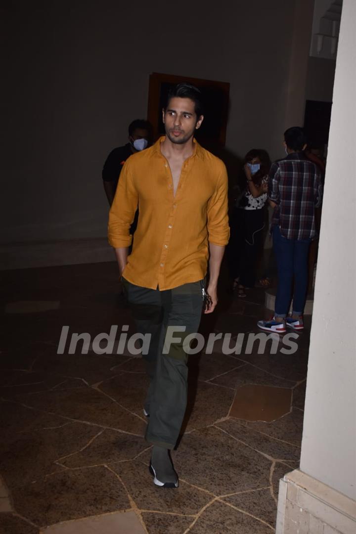 Sidharth Malhotra snapped at Shershaah promotions