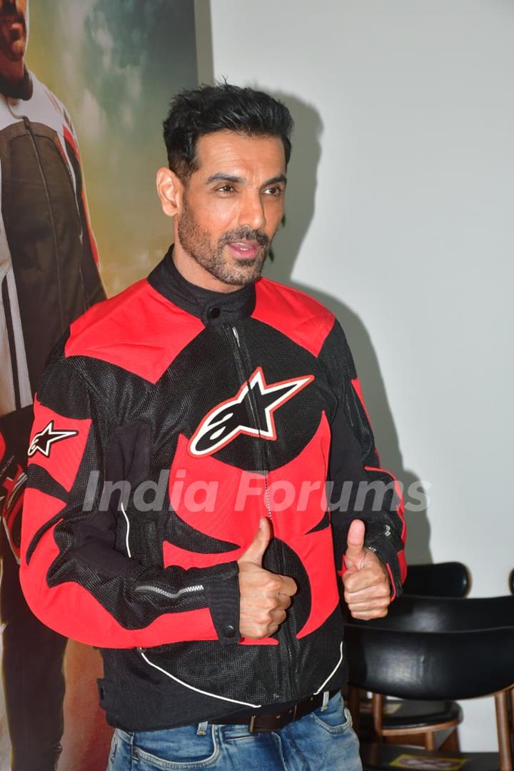John Abraham snapped at an event in Bandra