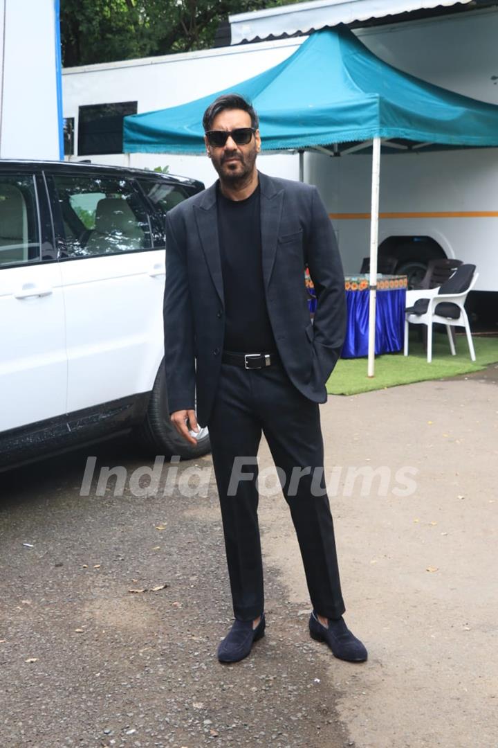 Ajay Devgn visits the sets of The Kapil Sharma Show for for the promotions of 'Bhuj: The Pride Of India'