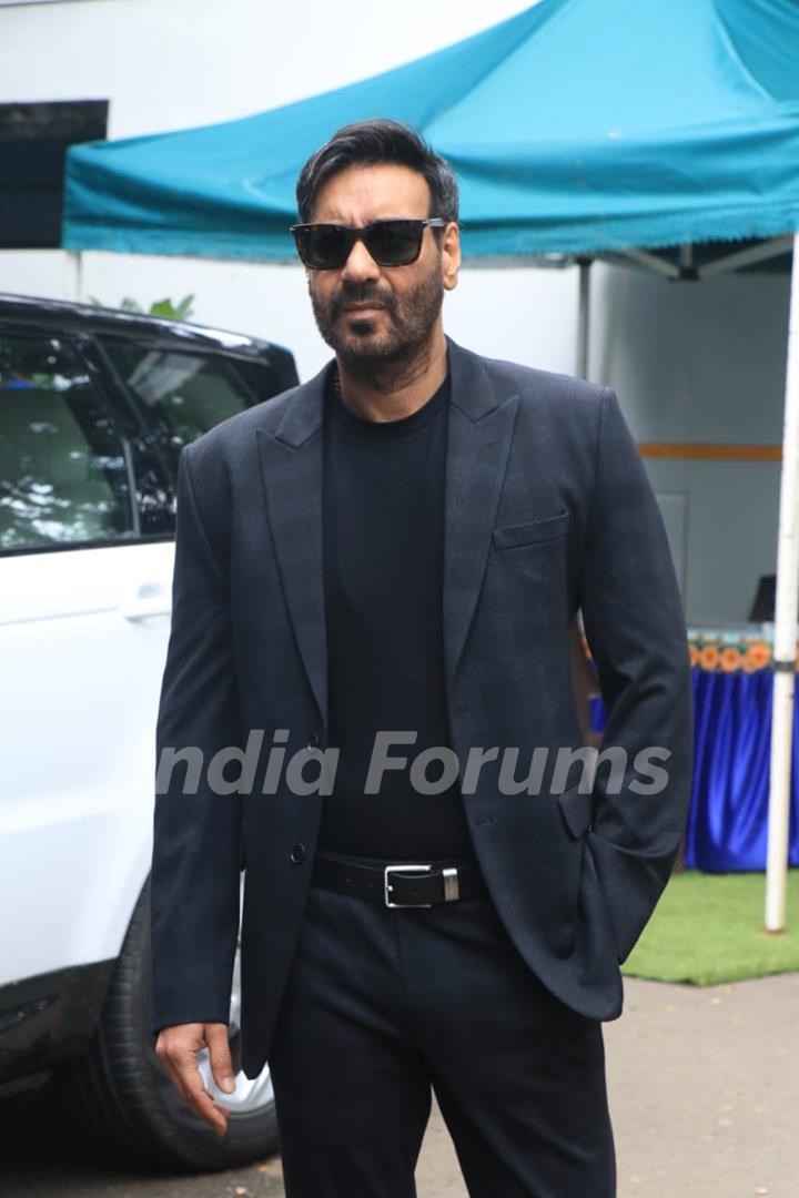 Ajay Devgn visits the sets of The Kapil Sharma Show for for the promotions of 'Bhuj: The Pride Of India'