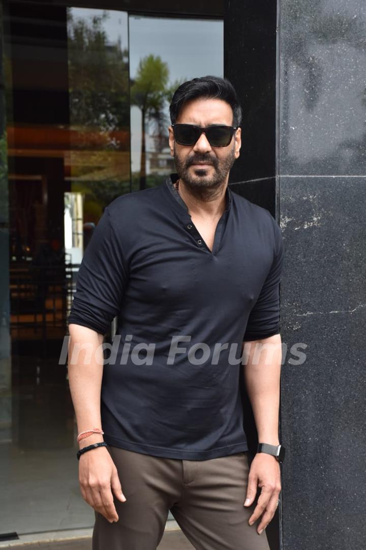 Ajay Devgn snapped at the promotions of 'Bhuj: The Pride of India'