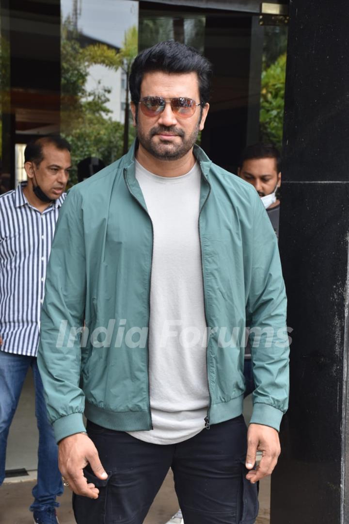 Ajay Devgn and Sharad Kelkar snapped at the promotions of 'Bhuj: The Pride of India'