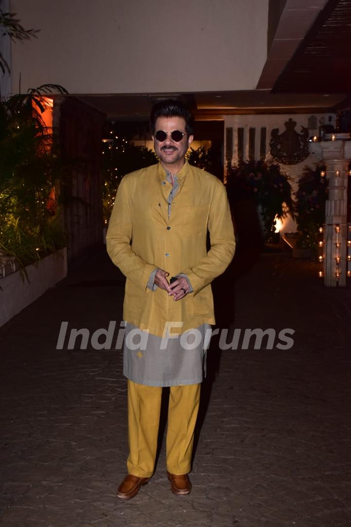 Anil Kapoor at Rhea Kapoor and Karan Boolani's wedding party