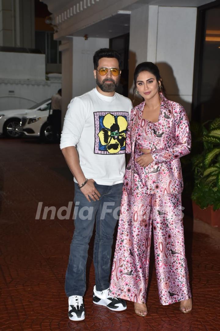 Emraan Hashmi, Krystle D'Souza snapped at the promotions of Chehre