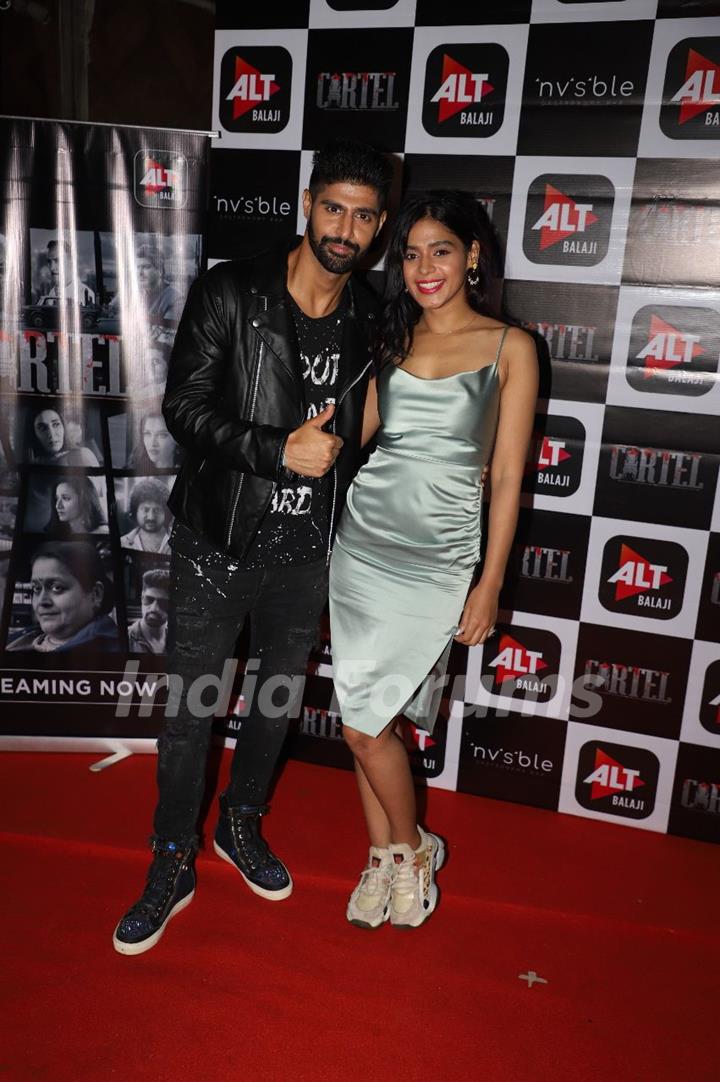 Tanuj Virwani and Pranati Rai Prakash at Cartel's success party