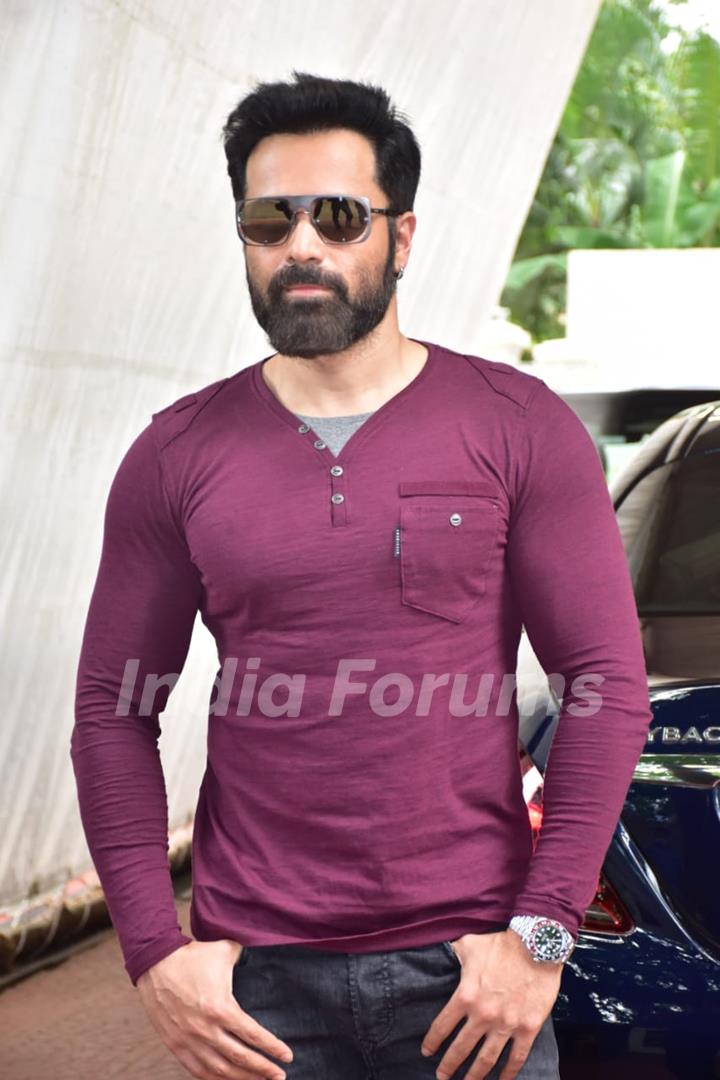 Emraan Hashmi at the promotions of 'Chehre'