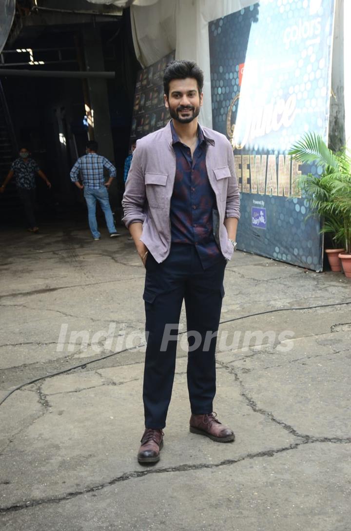 Radhika Madan and Sunny Kaushal snapped during Shiddat promotions