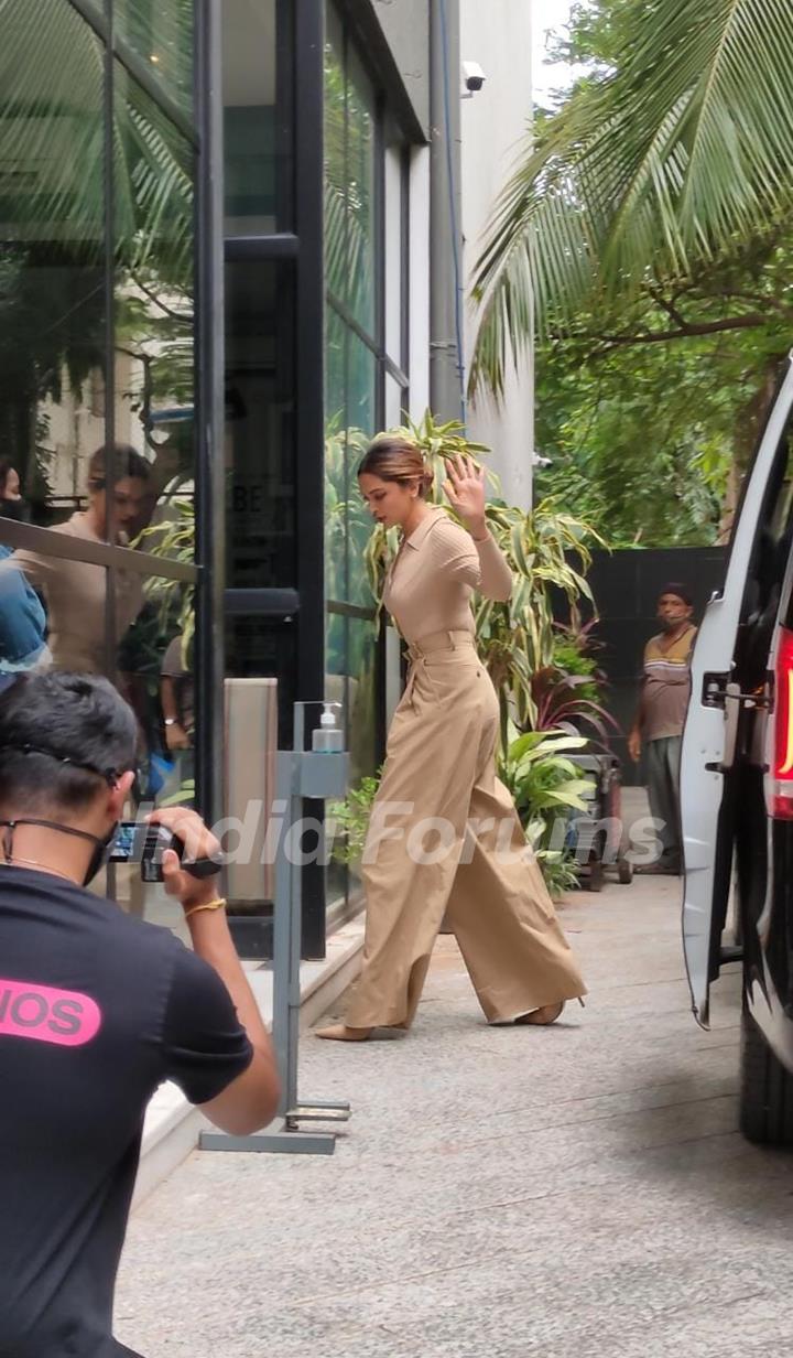 Deepika Padukone spotted in the city today