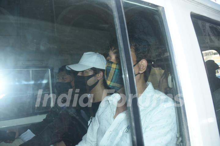 Aryan Khan clicked in NCB office today