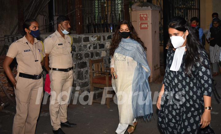 Juhi chawla spotted at session court today