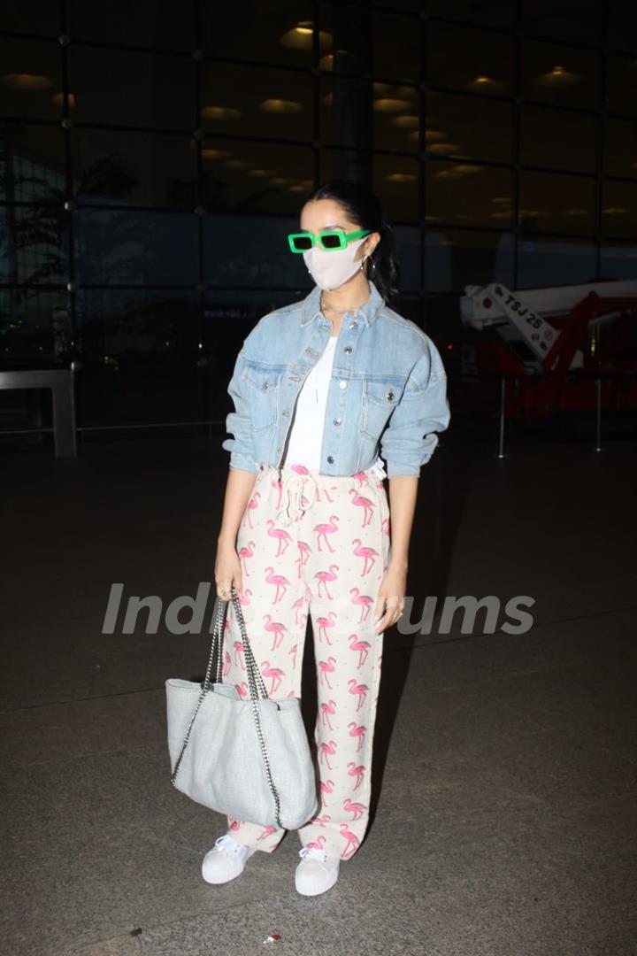 Shraddha Kapoor spotted at airport departure