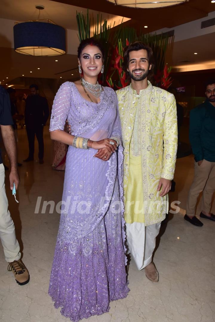 Aditya Seal and Anushka Ranjan at their wedding day