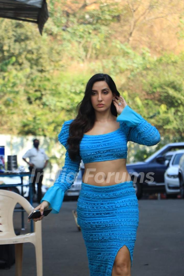 Nora Fatehi Snapped in Filmcity Exclusive