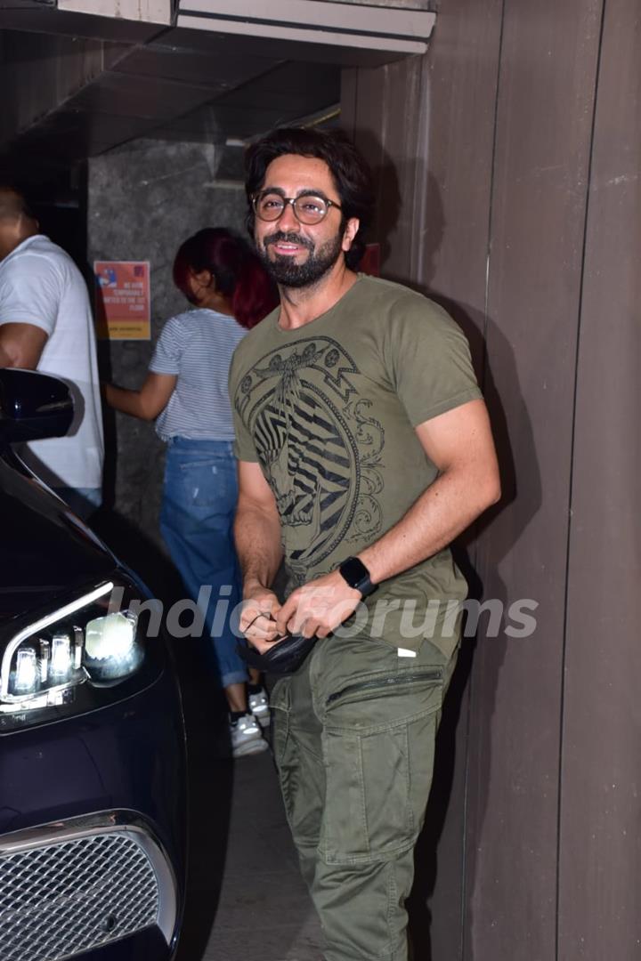 Ayushmann Khurrana and Tahira Kashyap snapped in Juhu