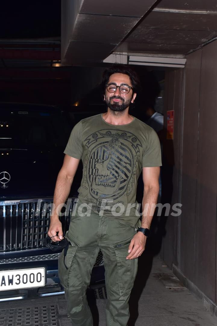 Ayushmann Khurrana and Tahira Kashyap snapped in Juhu