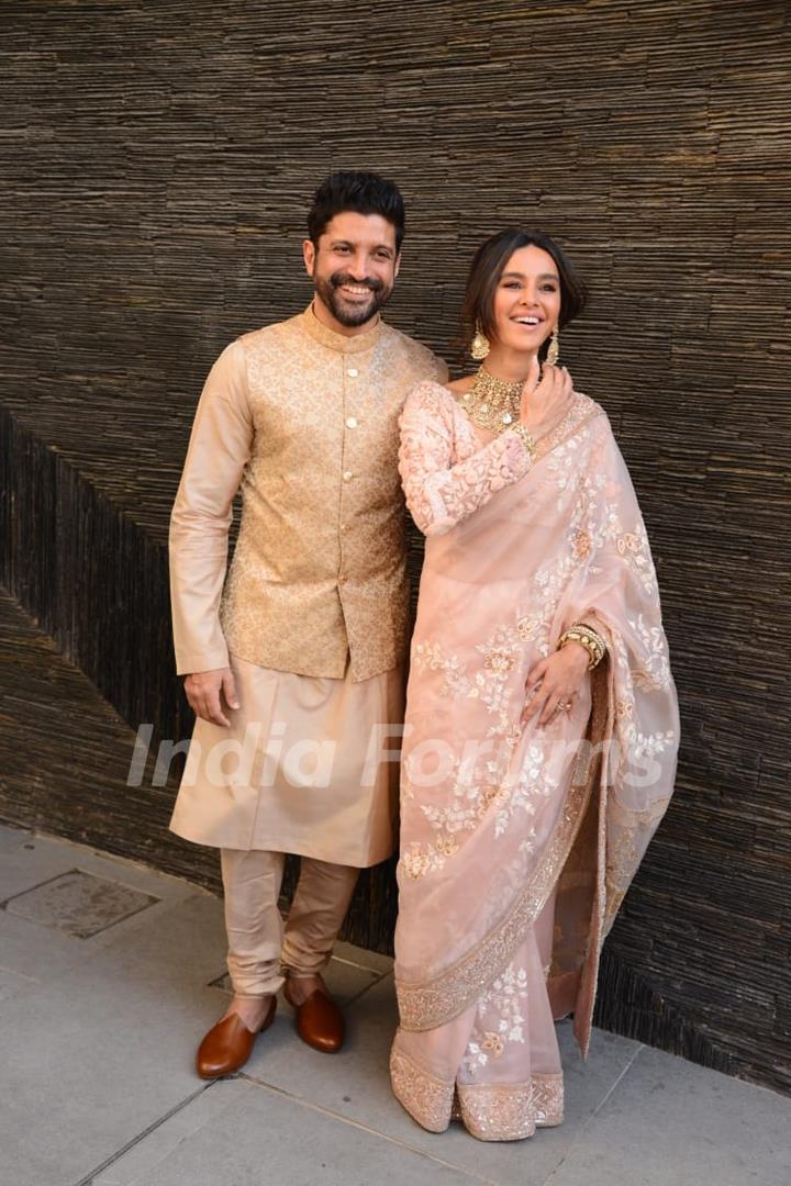 Farhan Akhtar and Shibani Dandekar 