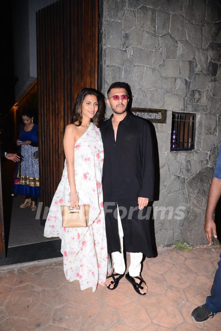 Celebrities at Farhan Akhtar and Shibani Dandekar dinner party