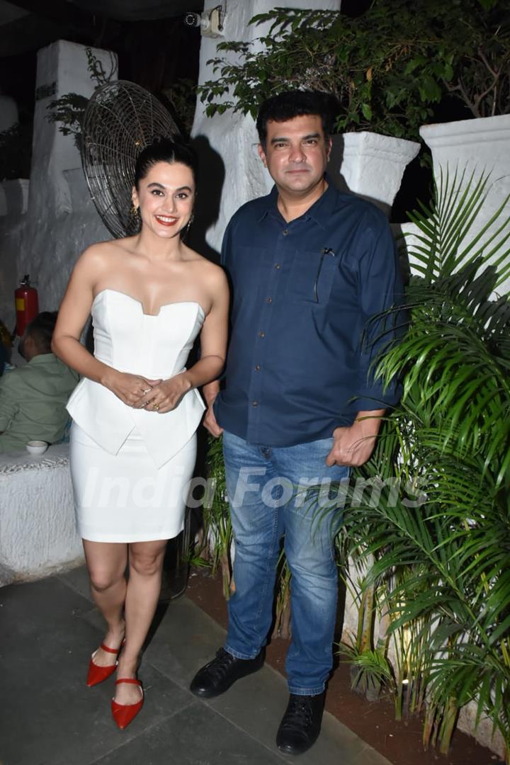 Taapsee Pannu and Siddharth Roy Kapur 