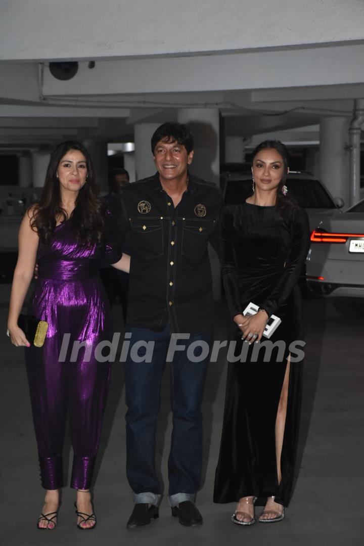 Chunky panday, Seema Khan and Bhavana Panday