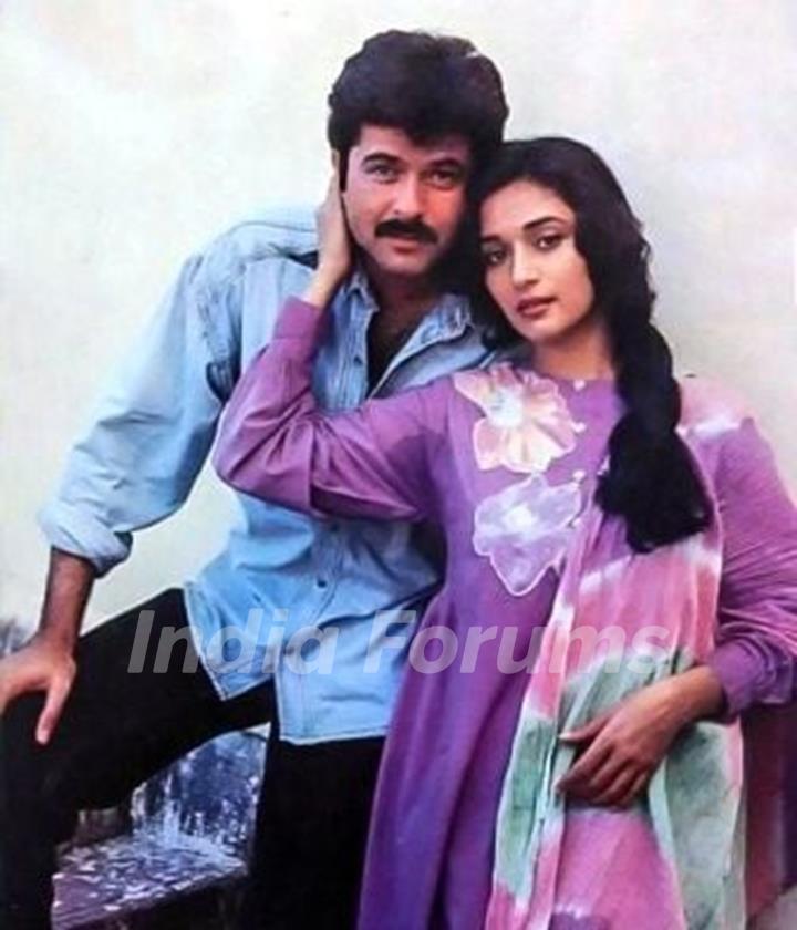 Anil Kapoor With Madhuri Dixit