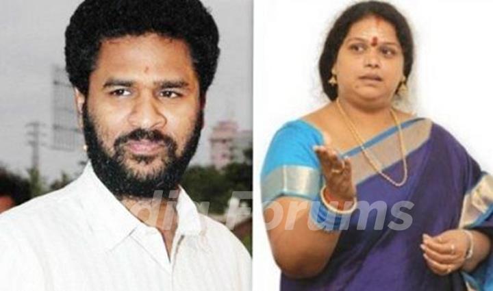 Prabhu Deva with His Wife Latha