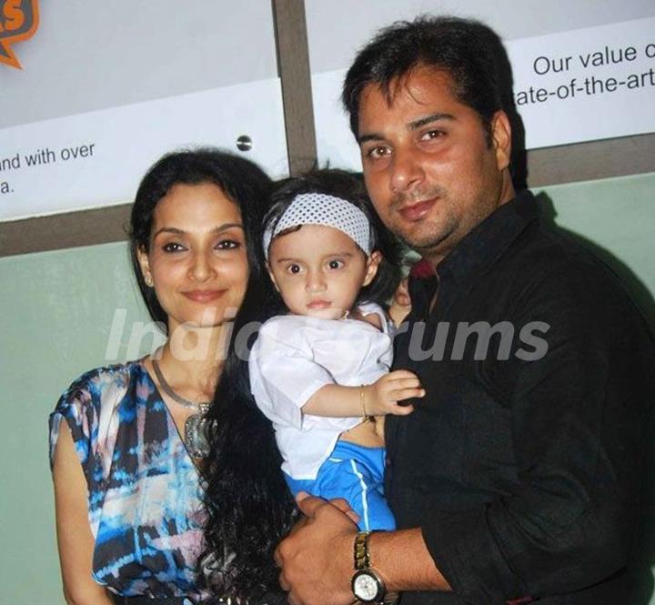 Alka Kaushal Brother Varun Badola and Sister-in-law Rajeshwari Sachdev