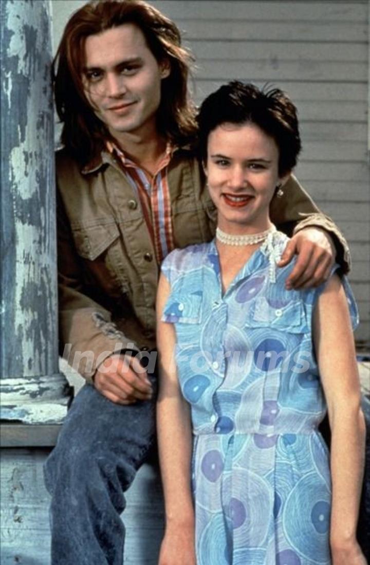 Johnny Depp with his girlfriend Juliette Lewis