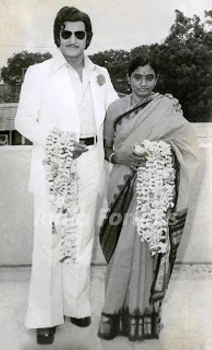 NTR With His First Wife (Basavatarakam Nandamuri)