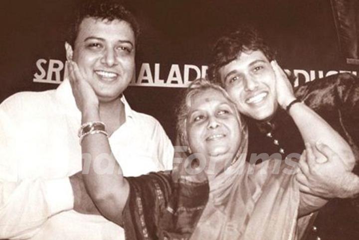 Govinda With His Mother And Brother