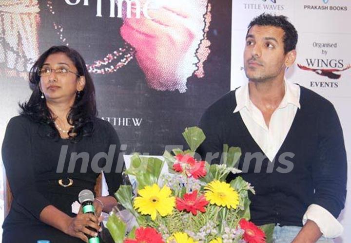 John Abraham With His Sister