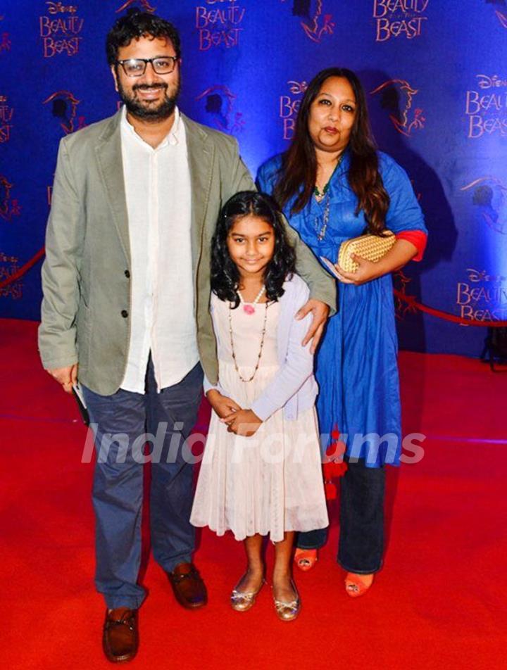 Nikkhil Advani With His Wife And Daughter