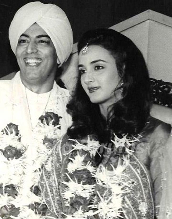 Vindu Dara Singh with his ex-wife Farah Naaz