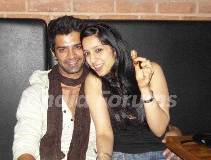 Barun Sobti with his wife Pashmeen Manchanda