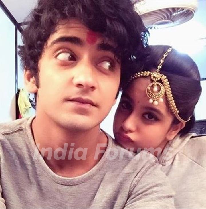 Sumedh Mudgalkar with Tunisha Sharma