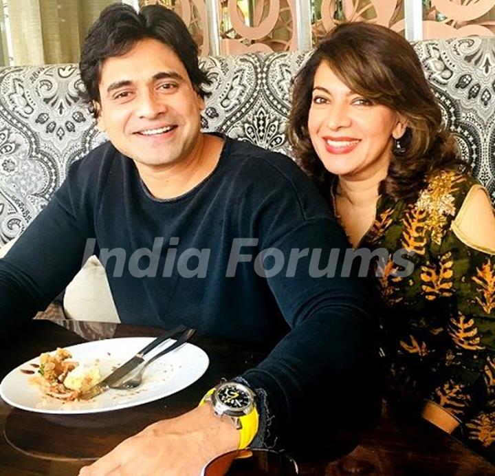 Divya Seth with her husband Siddhartha Shah