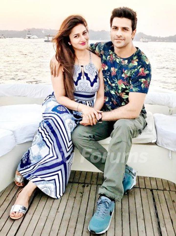 Divyanka Tripathi with her husband Vivek Dahiya