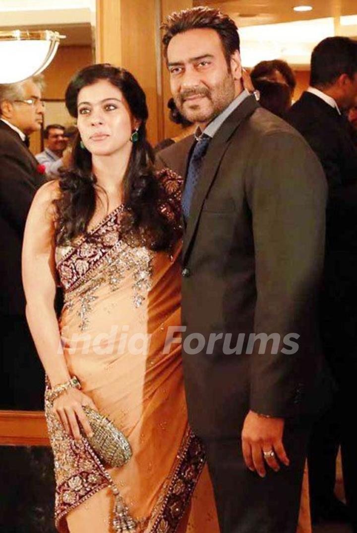 Kajol with her husband Ajay Devgan