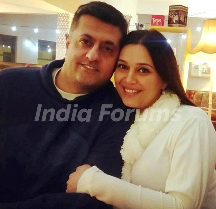 Niki Aneja Walia with her husband Sonny Walia