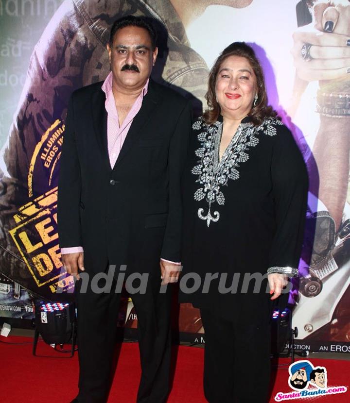 Raj Kapoor&#039;s Daughter Reema Jain With Her Husband Manoj Jain