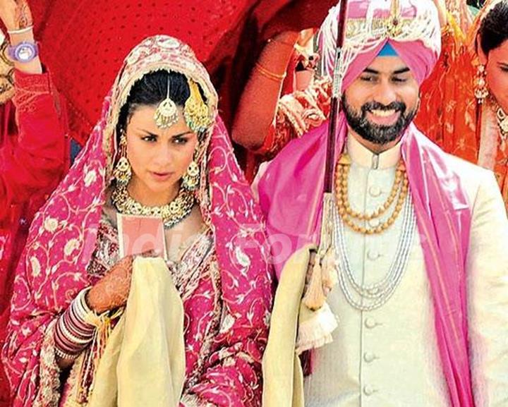 Gul Panag With Her Husband Rishi Attari