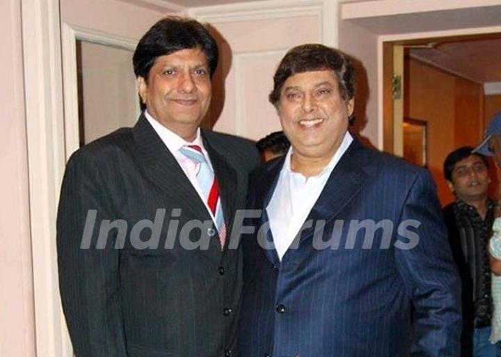 David Dhawan with his brother Anil Dhawan