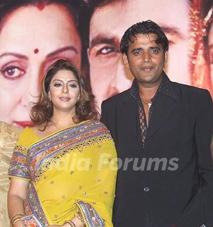 Nagma with Ravi Kishan