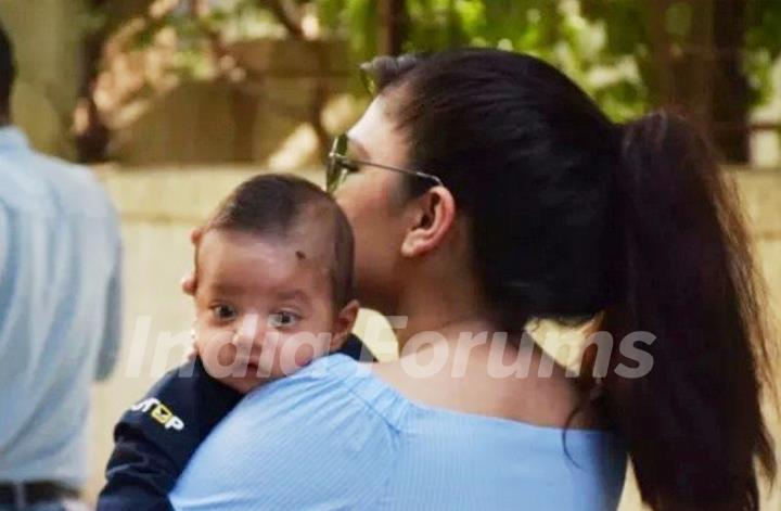 Tulsi Kumar with her son Shivaay Ralhan